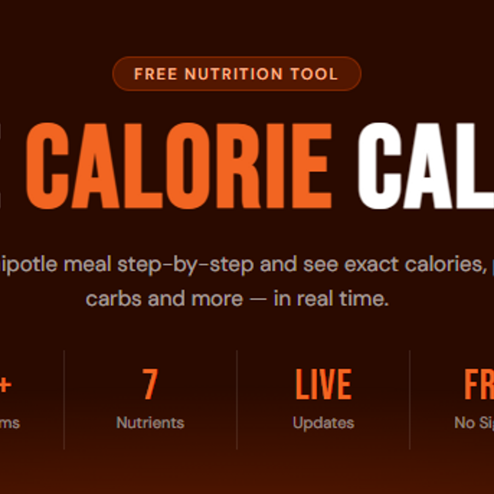 Chipotle Calorie Calculator