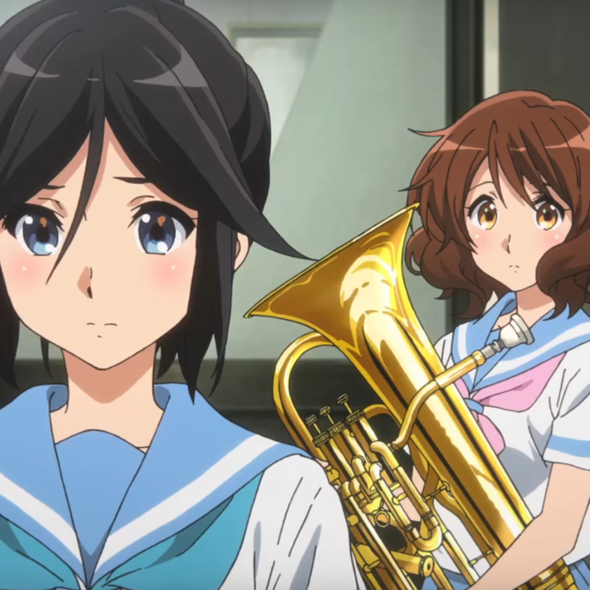 Звучи ком. Нодзоми Эуфониум. Sound Euphonium Нозоми. Hibiki Euphonium юката. Hibike Euphonium 1 серия 1 сезон.